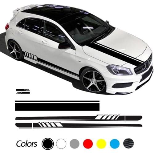 Long Stripe Car Sticker Universal DIY Styling Car Sticker Vinyl Self-adhesive Waterproof Decals Personalized 245cm*12cm