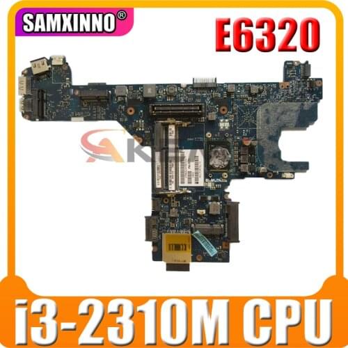 FOR Dell Inspiron E6320 Laptop Motherboard CN-0THNHW THNHW 0THNHW PAL70 LA-6611P W/ i3-2310M 100% working