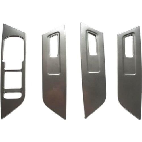 For Skoda KAROQ 2018 2019 2020 2021 Interior Accessories Styling Car Window Control Panel Trim Cover Metal
