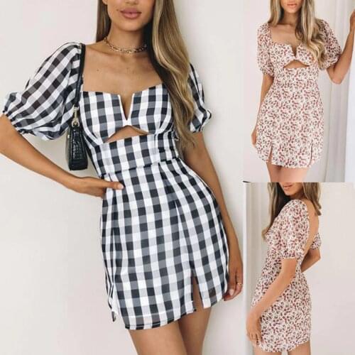 HengShunRui Floral Summer Dresses
