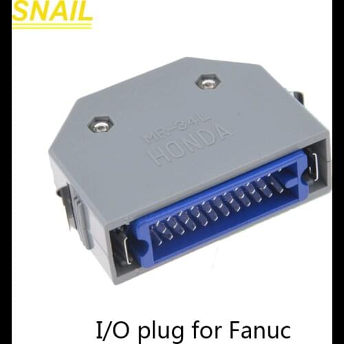 I/O plug 34 pin for FANUC,connector,servo motor drive,Male plug and female plug MR-34L MR-34M