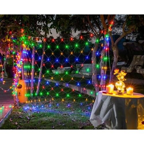 Светодиодные гирлянды-сетки Kaslam China At AliExpress