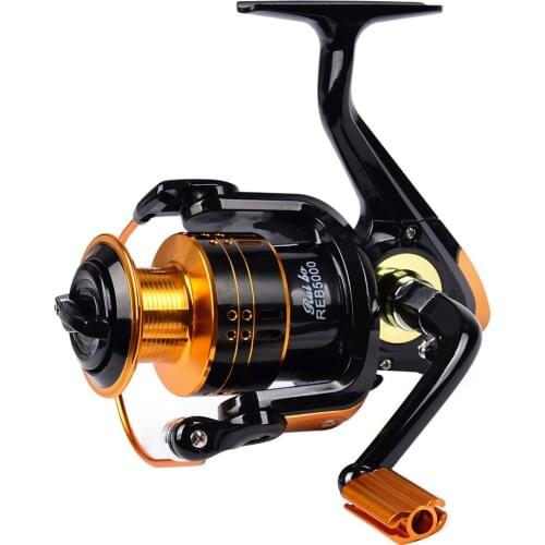 Fishing Reels with Large Metal Spool 11-21KG Max Drag 11+1BB Fishing Spinning Reel 2000-7000 for Freshwater Saltwater