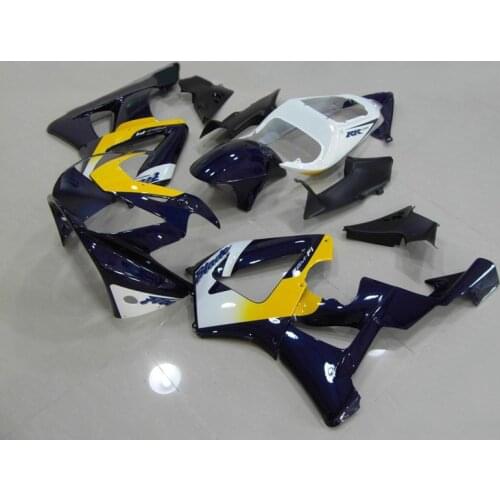 Body For HONDA CBR900 RR flames CBR 929RR 00 01 CBR 929 RR Yellow white CBR929RR 00 01 CBR900RR CBR929 RR 2000 2001 Fairings-Hey