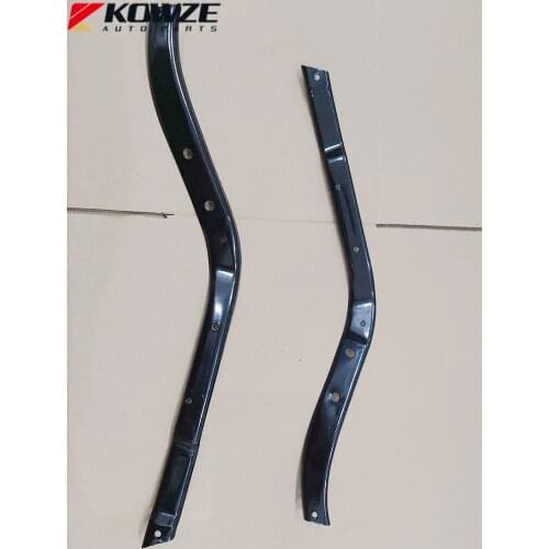 KOWZE 6400A810 & 6400A809 2pcs Front Bumper Side Reinforcement Kit fit for Mitsubishi Montero Pajero V80 V90 2006-2019