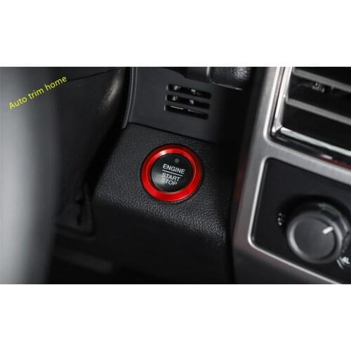 Lapetus Engine Start Stop Push Button Key Hole Switch Ring Cover Trim For Ford F150 2015 2016 2017 2018 Auto Accessories