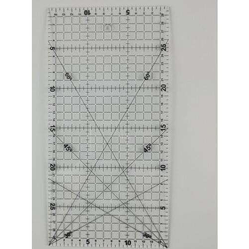 Acrylic Sew Patchwork Ruler Tailor Tools Sewing Machine Accessories Fabric Sewing Patchwork Ruler DIY Manual Accessories 15*30CM