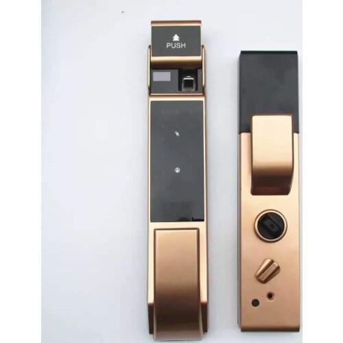 Small sliding cover automatic fingerprint lock DC power password lock anti-theft door multi-specification smart lock factory dir