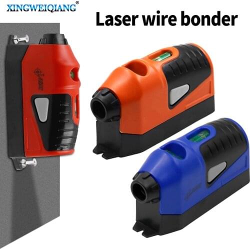 Mini vertical bubble level, laser level laser guided horizontal line measurement tool