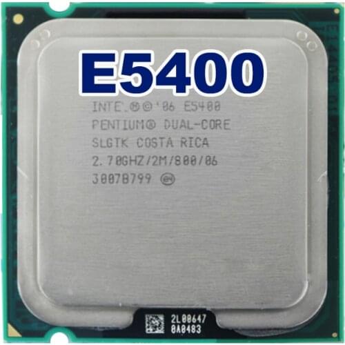 Original Intel Pentium Dual-Core E5400 CPU Processor (2.7Ghz/ 2M /800GHz) Socket LGA 775 free shipping