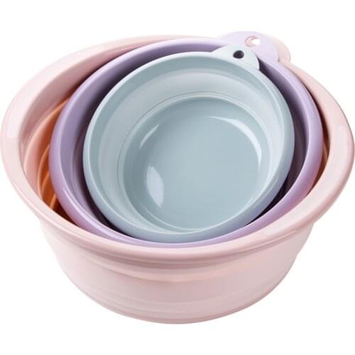 Portable Folding Bucket Foldable Basin Tourism Outdoor Folding Bucket Fishing Promotion Camping Car Wash Bucket Outdoor MJ829