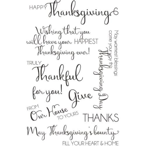 Benediction Transparent Clear Silicone Stamp Seal DIY Scrapbooking photo Album