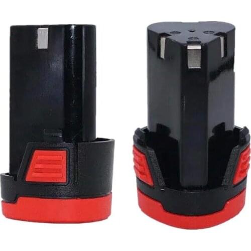 12V Hand Electric Drill Supporting Battery Pack Rechargeable Lithium Battery Tool Accessories Large Capacity 18650 Battery