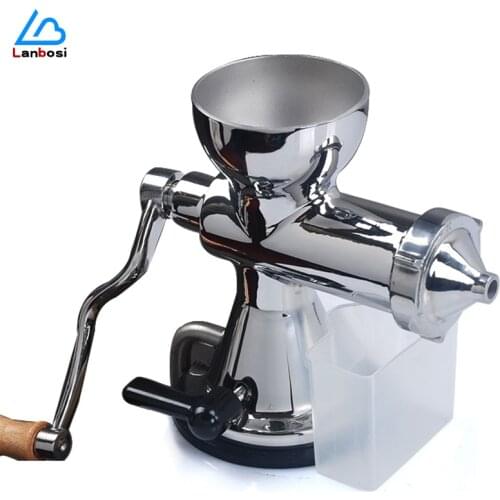 Manual Stainless Steel Juicer Wheatgrass Juicer Hand-Cranked Household Vegetable Ginger Pomegranate Juicer