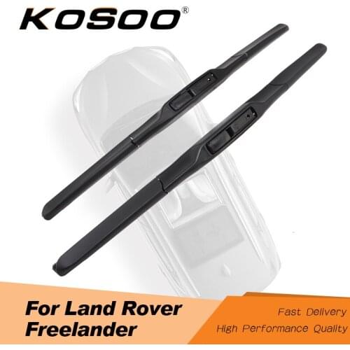 KOSOO For Land Rover Freelander L314 L359 Year From 1997 To 2014 Car Windscreen Wiper Blades Natural Rubber Auto Accessories