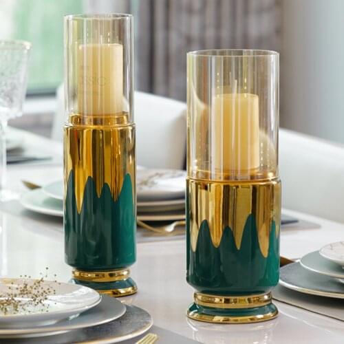 Scandinavian Candlestick candlelight dinner props romantic home American restaurant table candle soft decorations candle holders