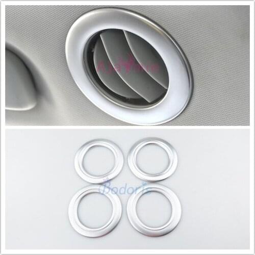 Car Styling Interior Rear Air Conditoner AC Outlet Vent Cover Panel Trim 2011-2018 For Toyota Sienna Accessories