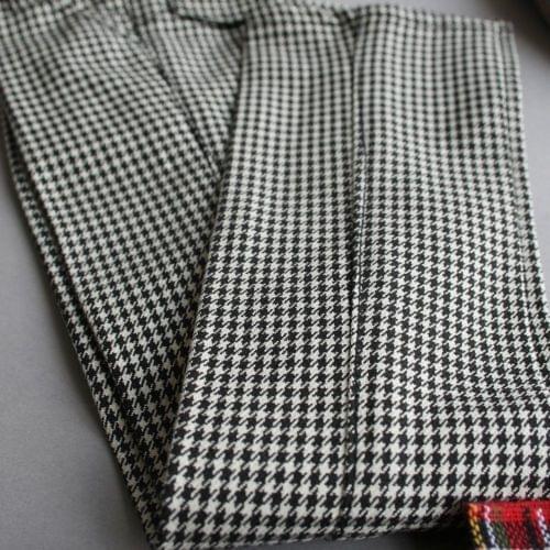 [wamami] 300# Black Houndstooth Plaid Pants/Trousers/Outfit 1/3 SD AOD DZ BJD Dollfie