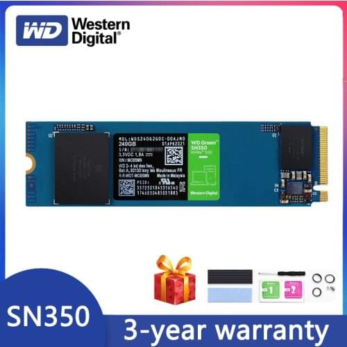 WD/Western Digital SN350 Green Disk M.2 2280 NVMe 480G 960G 240G Computer Solid State Drive Notebook SSD