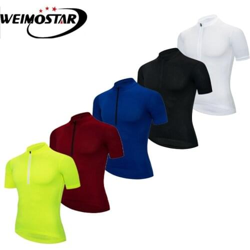 Weimostar Polyester Cycling Jersey 2018 Pro Team mtb Men Bike Jersey Shirt Summer Breathable Downhill Bicycle Jersey Ciclismo