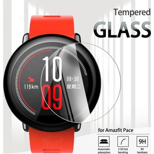 Amazfit Pace 2.5D Tempered Glass Screen Protector For Xiaomi Huami Amazfit Pace GPS Smart Watch Anti-Scratch Transparent Film
