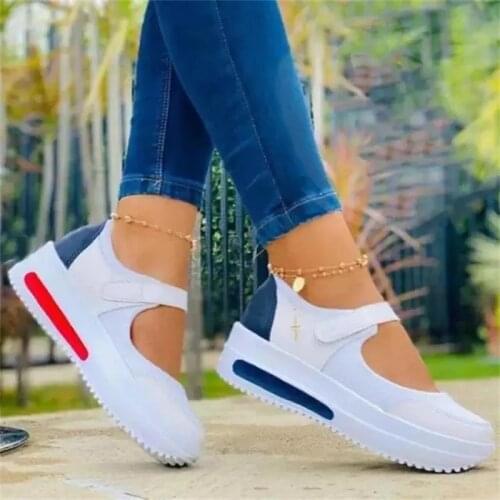Women Sneakers Lace-Up Platform Sports Shoes Women Breathable Ladies Sneakers Leopard Print Womens Vulcanize Shoes Plus Size 43