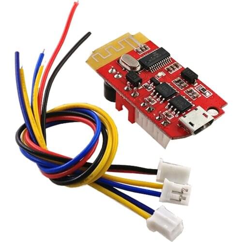 10pcs/lot CT14 micro 4.2 stereo Bluetooth power amplifier board audio module F class 5W+ 5W with charging DIY modified speaker