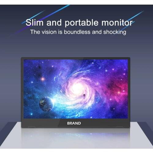 14 Inch Protable Display Monitor Touch Screen IPS 1080P Gaming Monitor with USB Type C HDMI for Phone Laptop Desktop MAC