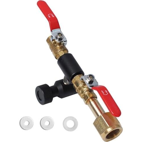 Soda Bottle Refill Adapter,CO2 Refill Adapter Cylinder Fill Station Connector For Filling Sodastream Tank Bottle CGA320