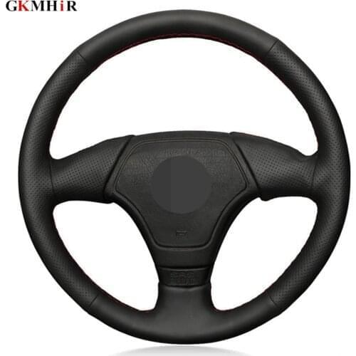 DIY Artificial Leather Car Steering Wheel Cover For BMW 3 Series E36 E46 1995-2000 5 Series E39 1995-1999 8 Series E31 1995-1997
