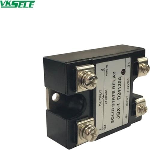 JGX-1D4825A 25A input 3V to 32V DC output 24V to 480V AC 1 phase ssr solid state relay