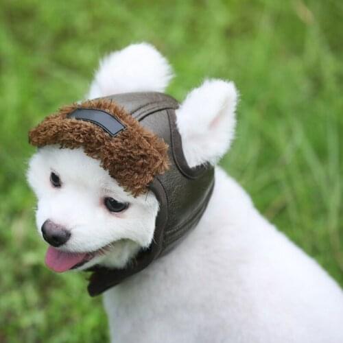 Dog Cashmere Hat Cute Warm Dog PU Cap Cheap Pet Accessories Caps For Dogs Funny Cosplay Pet Dog Hat For Chihuahua Pets Products