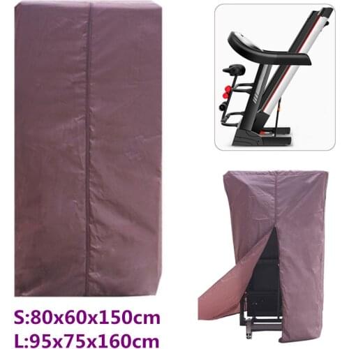 Indoor and Outdoor Waterproof Treadmill Cover Folding Running Machine Cover Spinning Bike Cover Brown Color