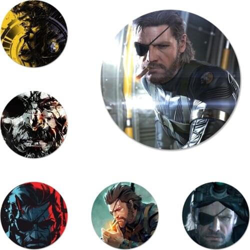 Metal Gear Solid V Icons Pins Badge Decoration Brooches Metal Badges For Clothes Backpack Decoration