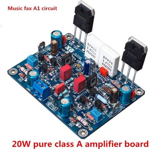 Music fax A1 circuit 20W ON 5551/5401 + 2SA1941 / 2SC5198 pure class A power amplifier board
