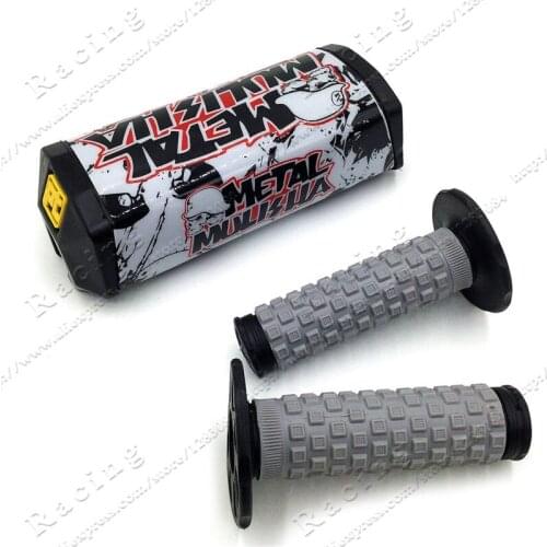 Handlebar Pads With Handle Grips fit For 1-1/8" 22MM OR 28mm handlebar motorcycle Fat Bar Motocross pit dirt bike YZF KTM CRF
