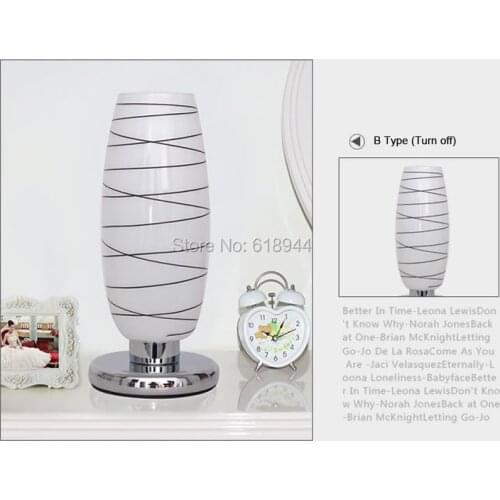 Desk Lamp Bedroom Beside Table Lamp Creative Fashion and Modern Table Light Wedding Table Lamps B Type S size 15x34cm