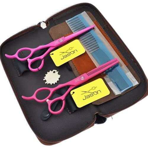 5.5" 6.0" Left Hand Hairdressing Scissors Cutting Shears Thinning Scissor Professional Hair Scissors Barbers Shop Tijeras A0048D