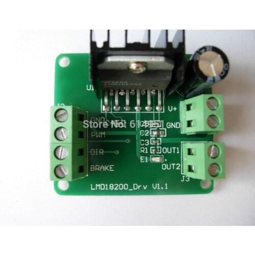 LMD18200T DC Motor Driver Module Board PWM Adjustable Speed