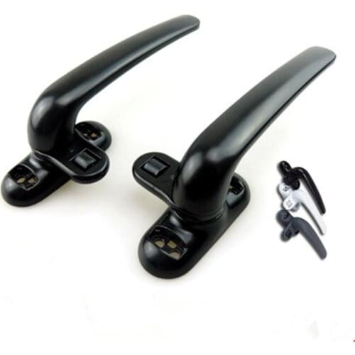 Aluminum alloy steel push-pull inner and outer swing door window handles handles buckle handle handle lock window lock Household