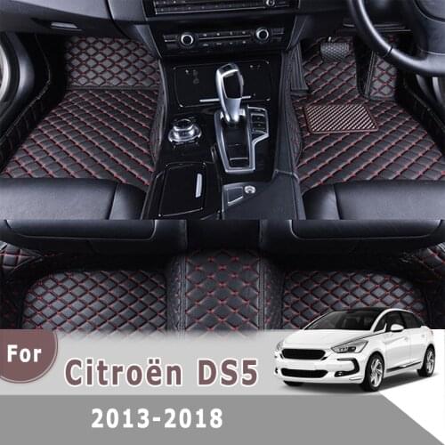 RHD Carpets For Citroën Citroen Citro_n DS5 DS 5 2018 2017 2016 2015 2014 2013 Car Floor Mats Auto Interior Rugs