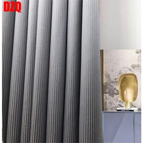 Luxury High-precision Jacquard Modern Minimalist Curtains for Living Room Bedroom Finished Custom Blackout Curtains
