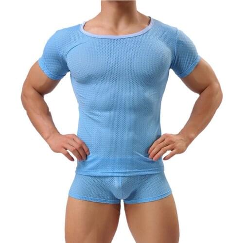 SSANSISITER Short Sleeve T-shirts For Men