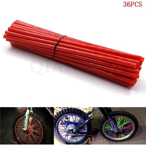 36 pcs Universal motorcycle bike rim tube cover spoke skin cover For YAMAHA MT-07/FZ-07 FJ-09 MT-09/SR/FZ-09 FZ1 FAZER FZ16