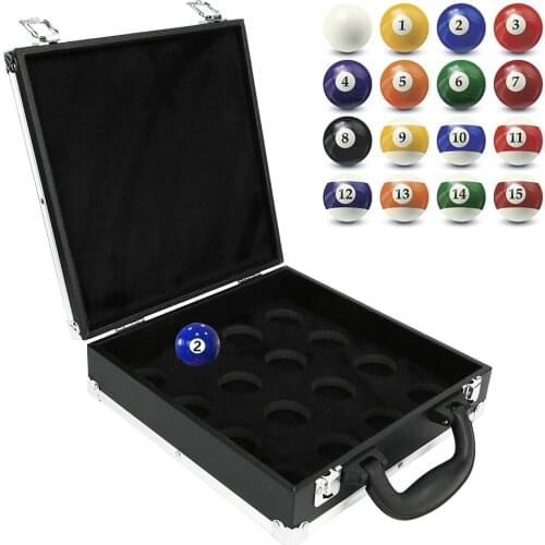 Snooker Billiard Balls Storage Box Pool Carrying Case For Billiard Accessory with Carry Handle Snooker Accessories