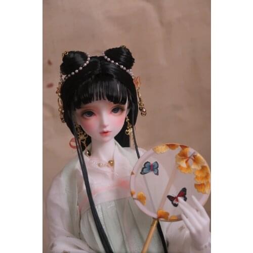 1/6 1/4 1/3 scale BJD SD Doll Accessories Ancient Costume Fairy Long Hair Vintage Wigs for BJD/SD Doll Accessories C0743