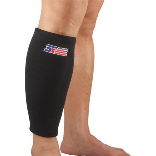 1 PC/Pack Classic Black Calf Guard Protector Calf Brace Support Compression Sleeves Cycling Leg Calf Pads Legwarmers