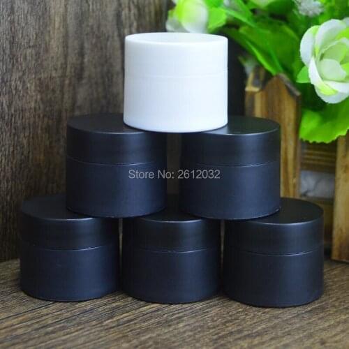 10g Cosmetic Empty Jar Pot Makeup Face Cream Container Refillable Bottle PP Jars White Color Make up Tools F2017267