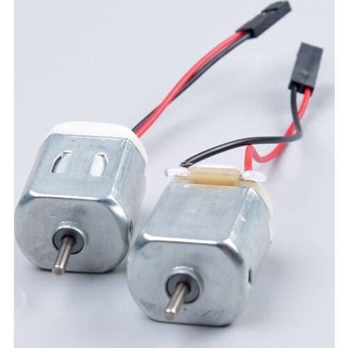 130 Micro Motor With Cable Female Connector DIY Robot Toys Car Parts DC 1-6V Motor Axis Dia 2mm,Axis Length 9.5mm Small Motors
