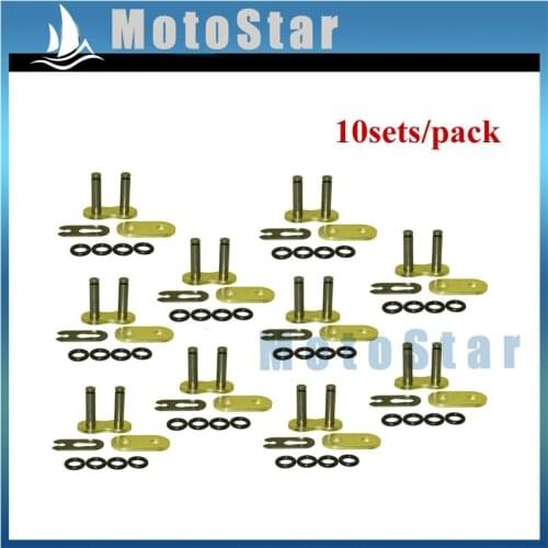 530 Gold O-ring Chain Connecting Master Link For Dirt Bike ATV Go Kart Motorcycle